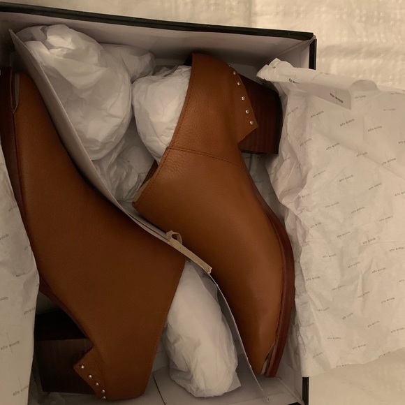 Dolce Vita Sukie Leather Western Mules. Brand New! - Picture 4 of 5